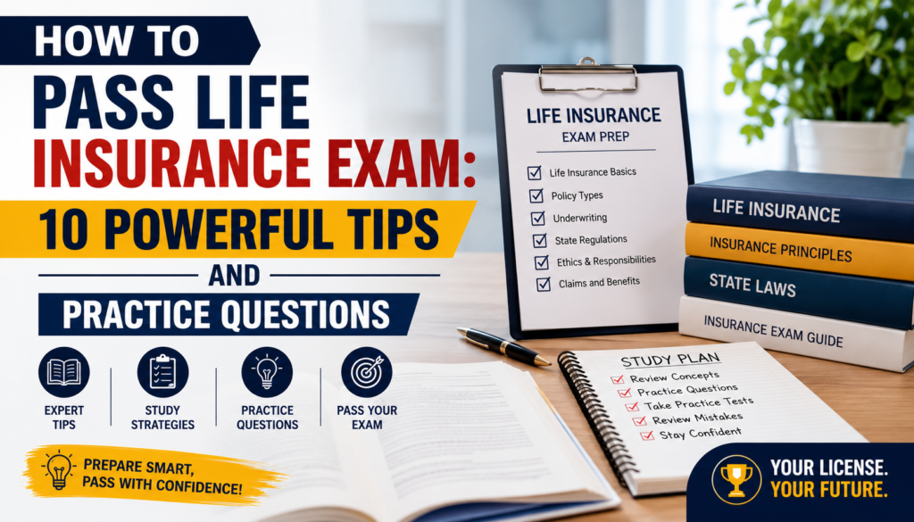 how to pass life insurance exam