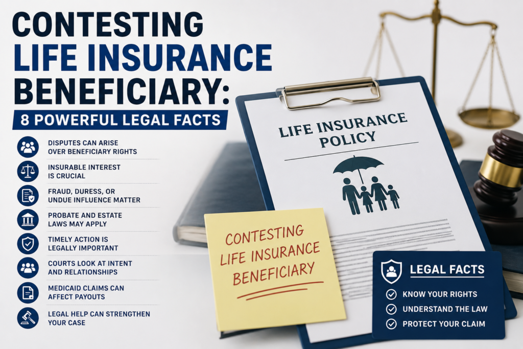 contesting life insurance beneficiary