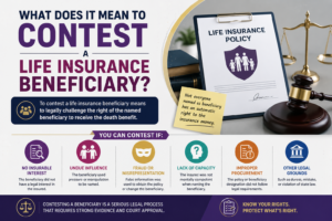 contesting life insurance beneficiary